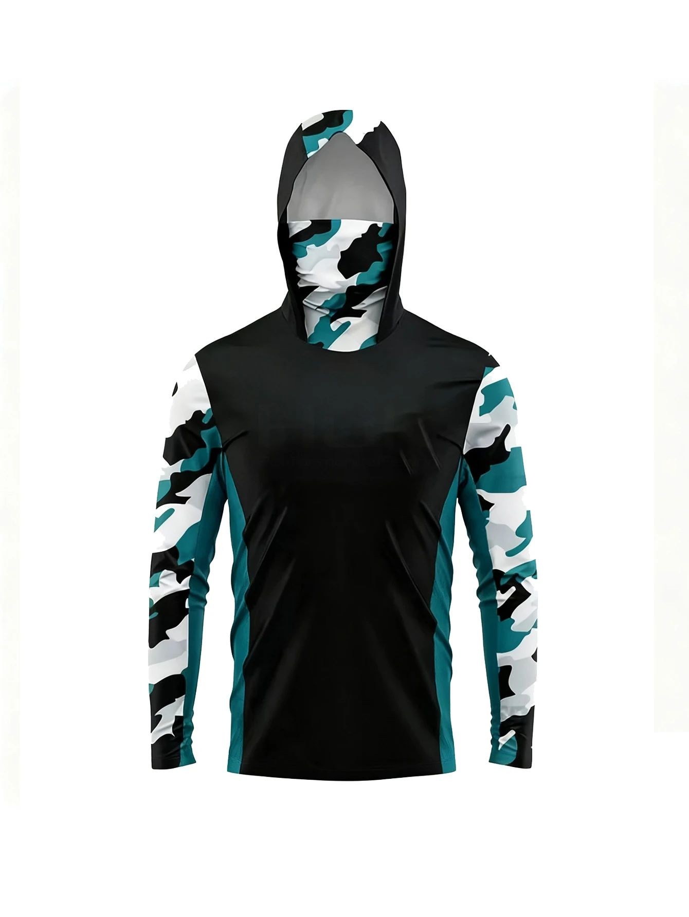 Summer Closet - Outdoor Men Fishing Hooded Shirt Protection