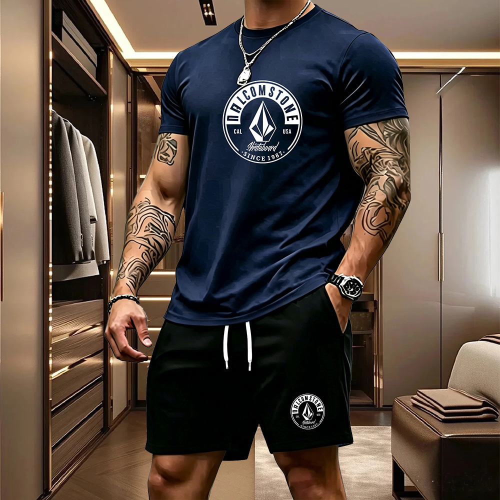 Summer Clothing Line - Men's Casual Sportswear 2-piece Set Classic
