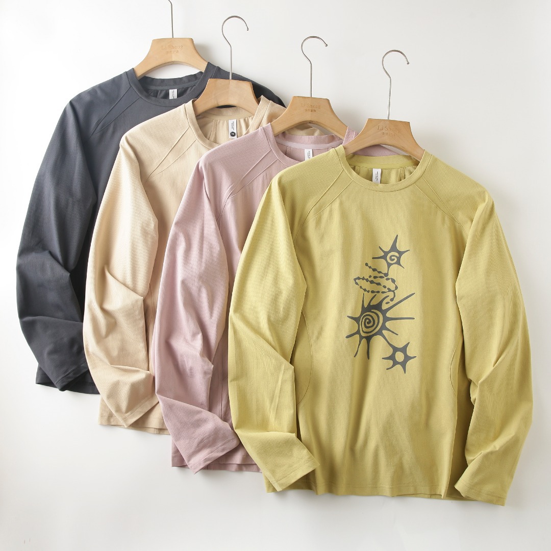 Summer Clothing Line - Unisex High-Stretch Breathable Long-Sleeve T-Shirt –