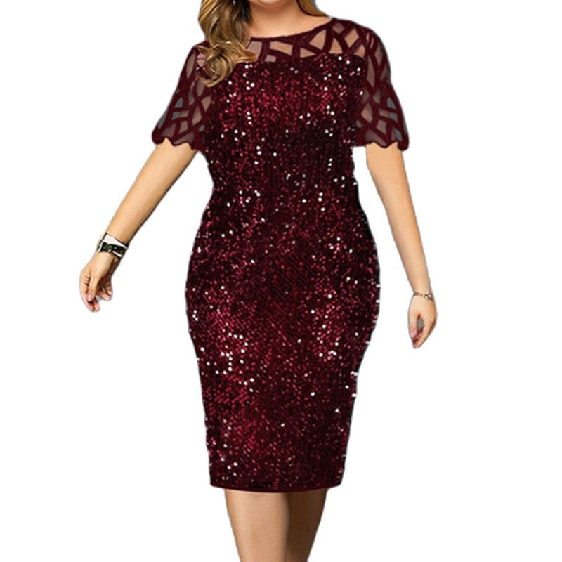 2022 Women Shiny Party Dresses - Summer Clothing For 70 Year Old Woman review and price
