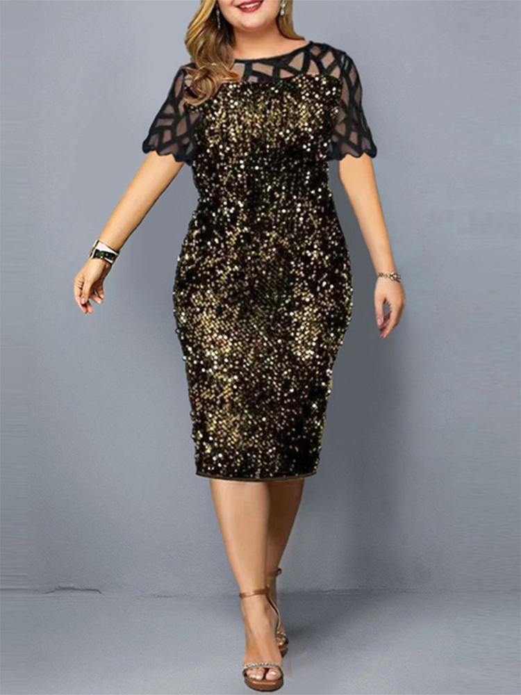 2022 Women Shiny Party Dresses - Summer Clothing For 70 Year Old Woman review and price