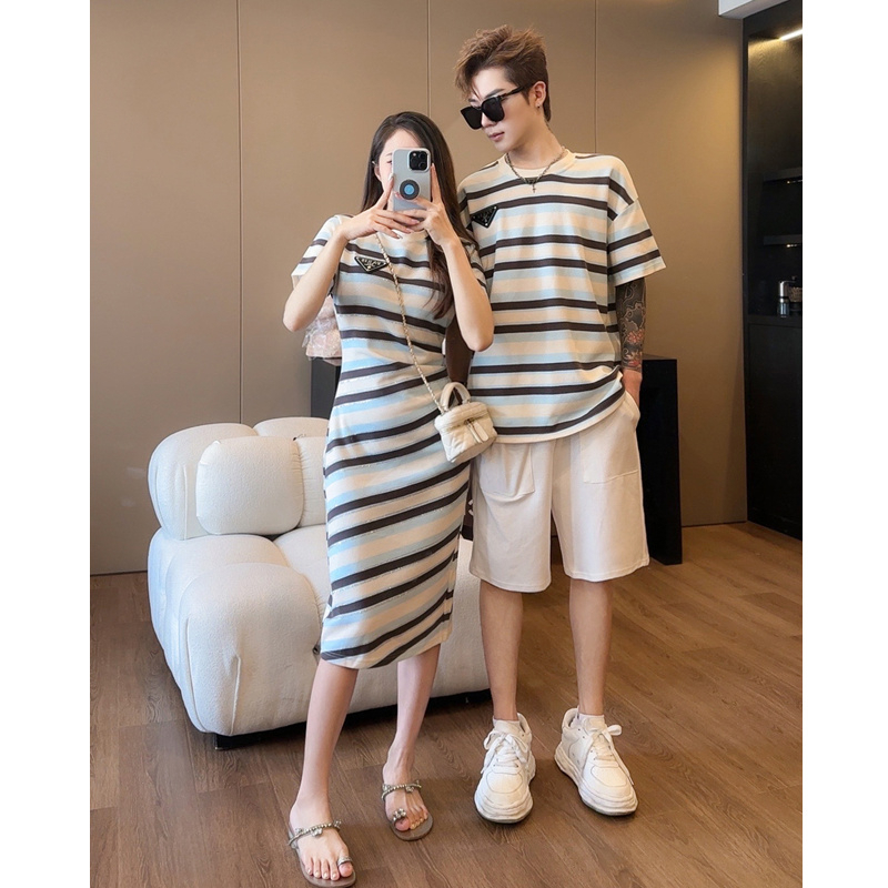 Dad Mom and Baby Matching Stri - Summer Dresses Yours Clothing review and price