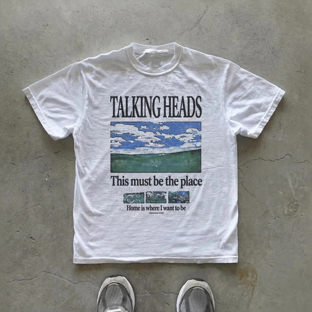 Talking Heads Graphic T-Shirt  - Summer Clothing Places review and price