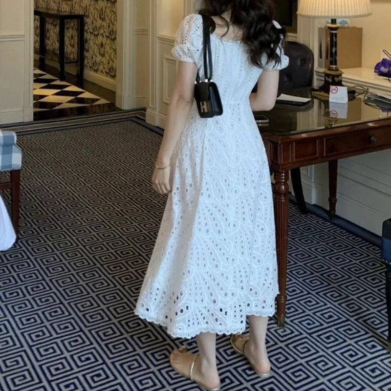 Summer Elegant Korean Chic Whi - Summer Clothing Ladies review and price