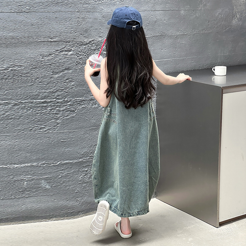 Vintage Blue Children Girls Hi - Summer Dresses Yours Clothing review and price