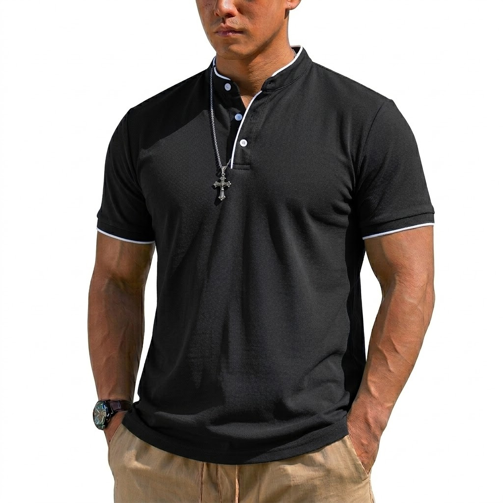 Summer Short Sleeve Henley Shi - Summer Clothing Line review and price