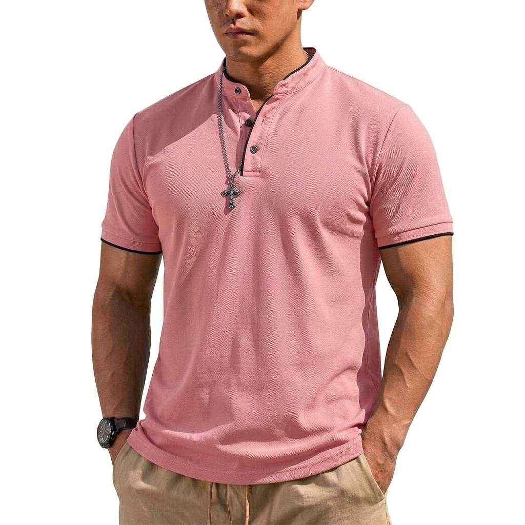 Summer Short Sleeve Henley Shi - Summer Clothing Line review and price