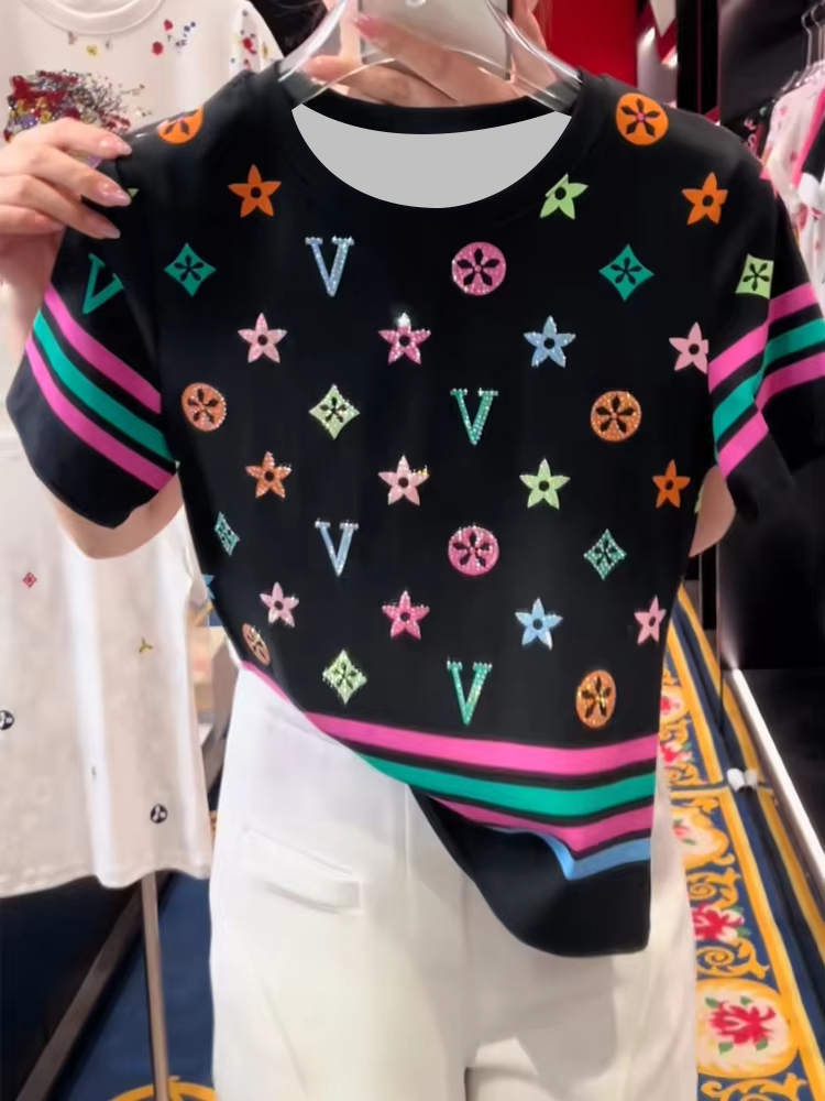 American Retro Colored Printed - Summer Clothing For 70 Year Old Woman review and price
