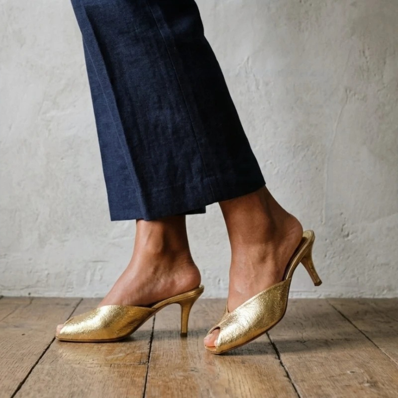 Women's Pumps Designer Gold Wo - Summer Clothing For Petite Women review and price