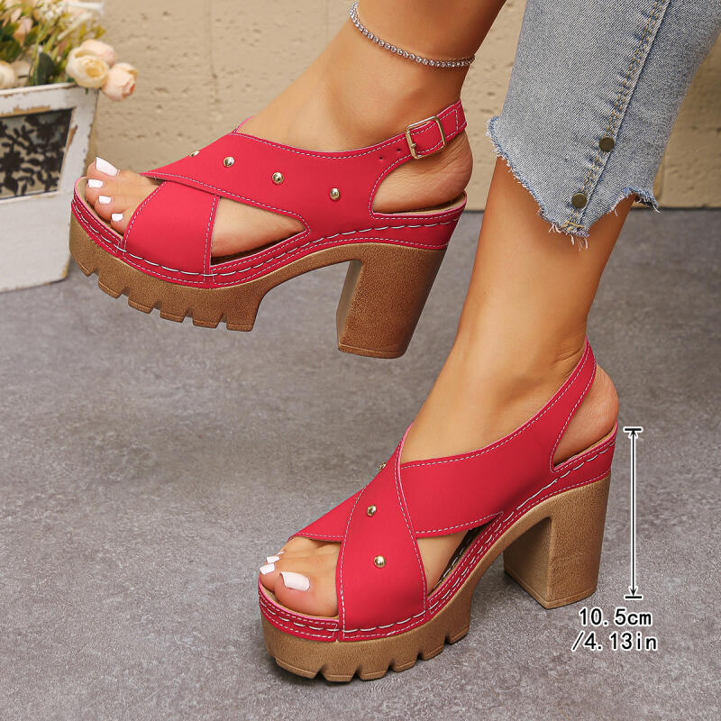 Vintage Super High Heel Cross  - Summer Clothing For Petite Women review and price