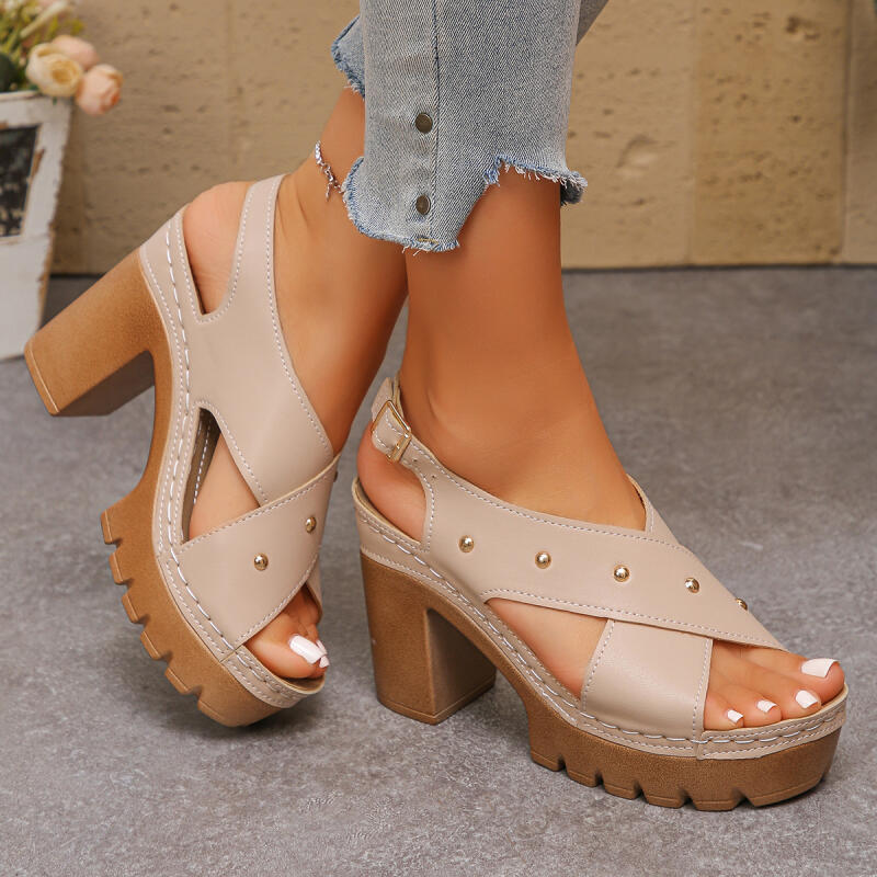Vintage Super High Heel Cross  - Summer Clothing For Petite Women review and price